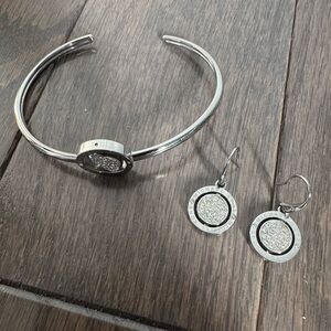 Michael Kors Cuff Bracelet & Earrings
